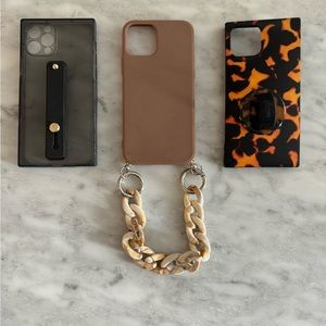 Iphone 12 PRO phone cases trio set